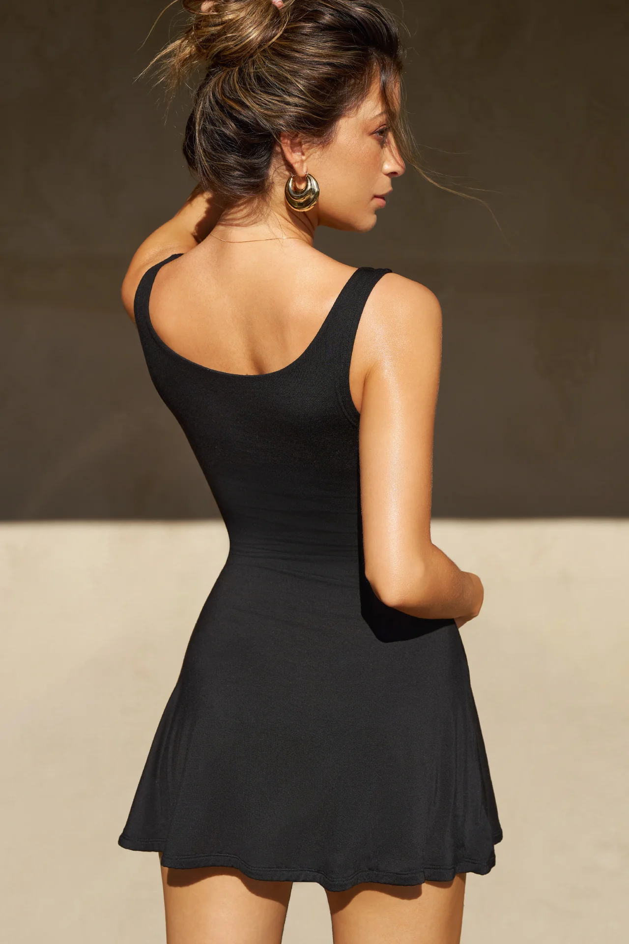 Boatneck Mini Dress - Image 2
