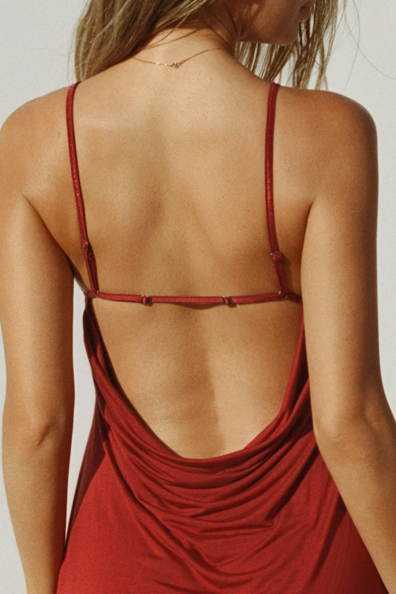 Cowl Back Mini Dress - Image 5