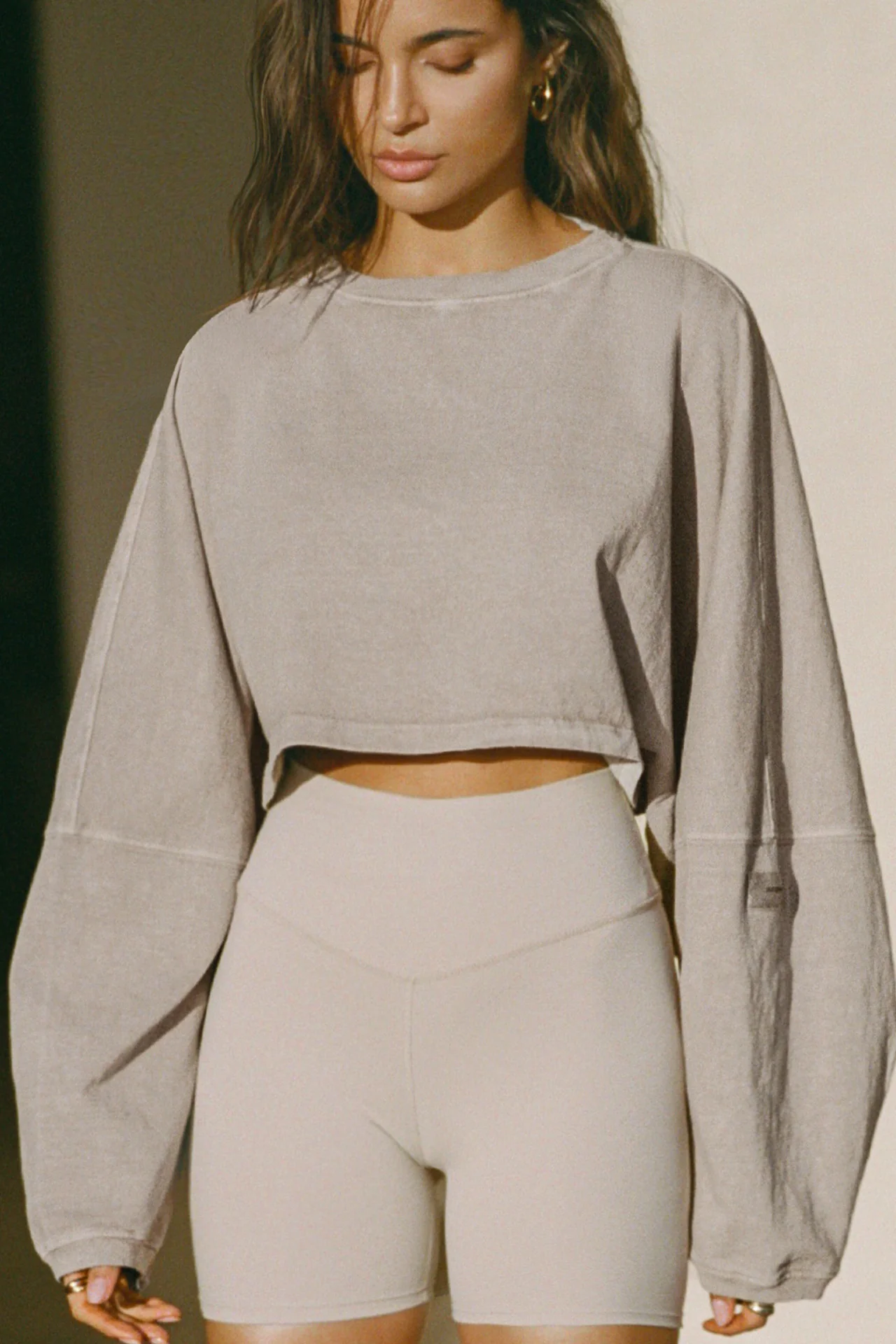 Slouchy Crop Long Sleeve - Image 4